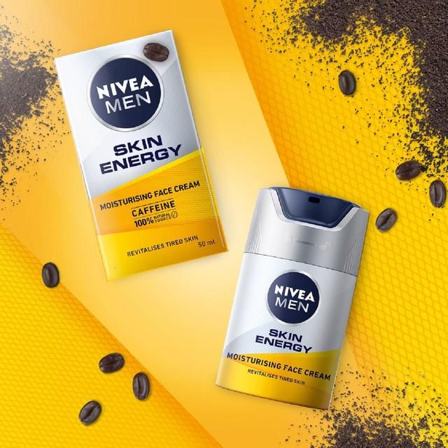 NIVEA MEN Active Energy Skin Revitaliser Face Cream   50ml