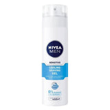 NIVEA MEN Sensitive Cooling Shave Gel with 0 % Alcohol, 200ml