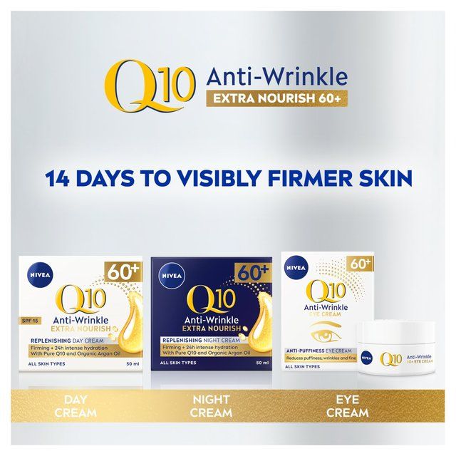 NIVEA Q10 Anti Wrinkle 60+ Eye Cream   15ml