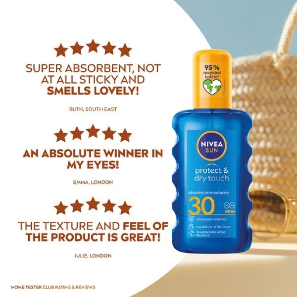 NIVEA SUN Cooling Suncream Spray SPF30 Protect&amp;amp;Refresh 200ml