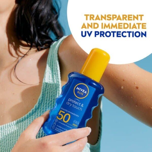 NIVEA SUN Cooling Suncream Spray SPF50 Protect&amp;amp;Refresh 200ml
