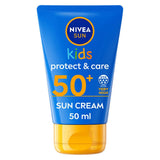 NIVEA SUN Kids Protect &amp;amp; Care Sun Cream To Go SPF50+ 50ml Travel Size