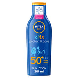 NIVEA SUN Kids Protect &amp;amp; Care Suncream Lotion SPF 50+ 200ml