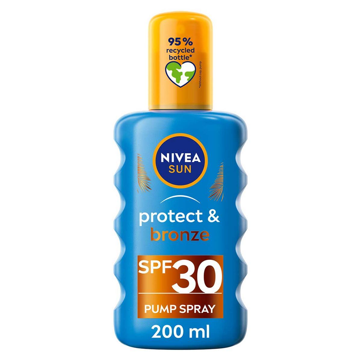 NIVEA SUN Protect &amp;amp; Bronze Tan Activating Sun Cream Spray SPF30 200ml