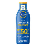 Nivea Sun Protect &amp;amp; Moisture Sun Cream Lotion SPF50+ 200ml