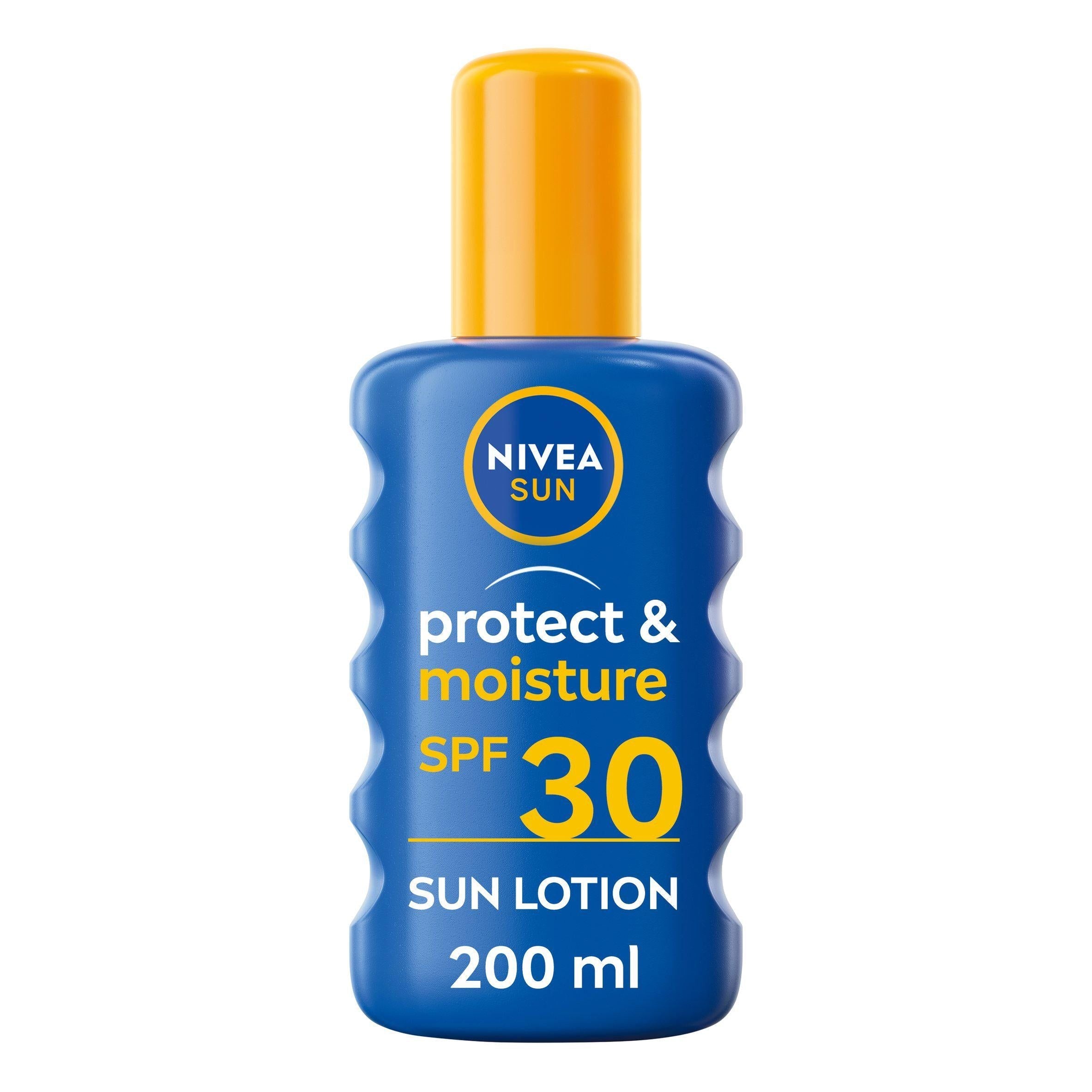 Nivea Sun Protect &amp;amp; Moisture Sun Cream Spray SPF30 200ml