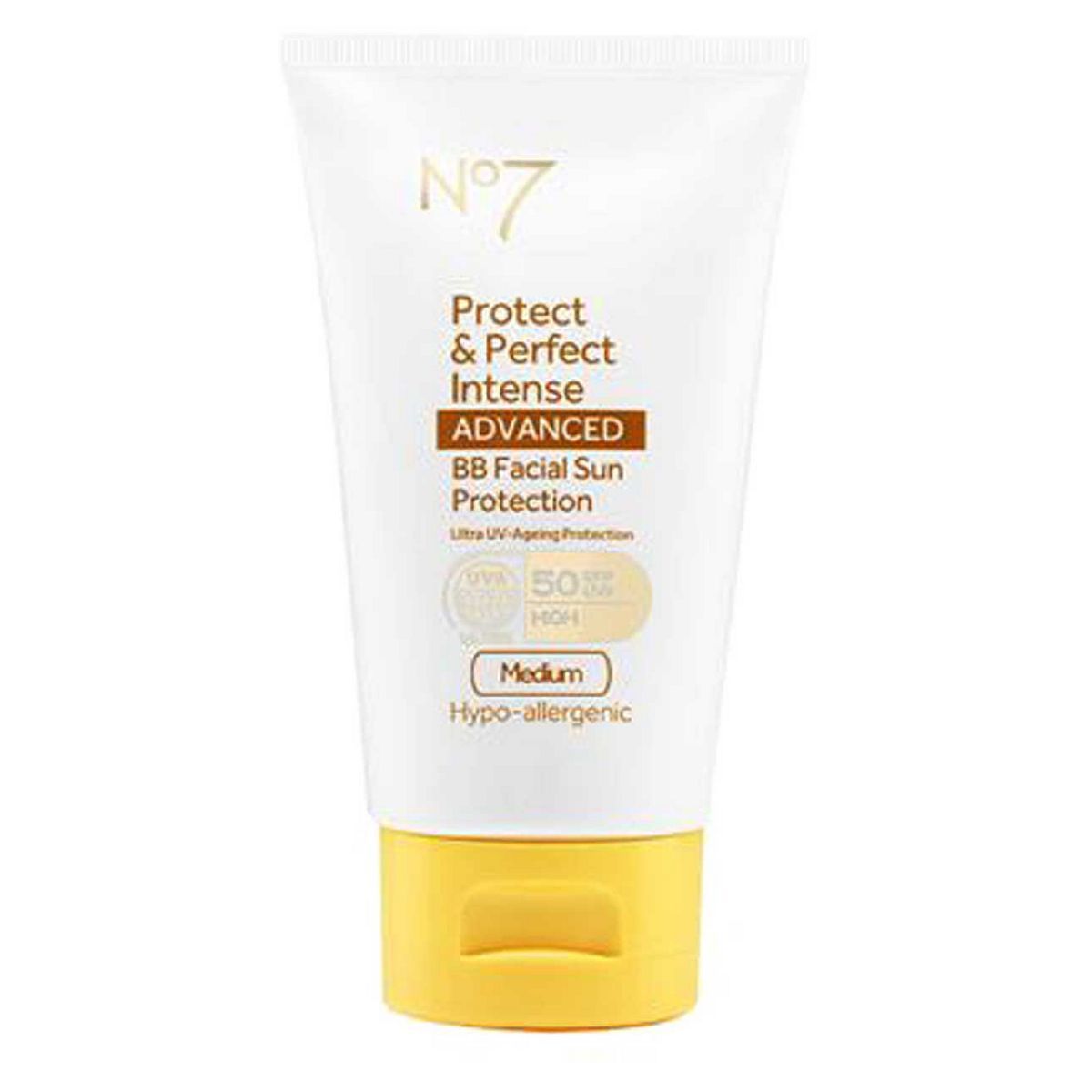 No7 Protect &amp;amp; Perfect Intense ADVANCED BB Facial Sun Protection SPF50 Medium 50ml