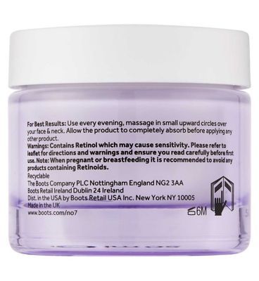 No7 Pure Retinol Night Repair Cream 50ml
