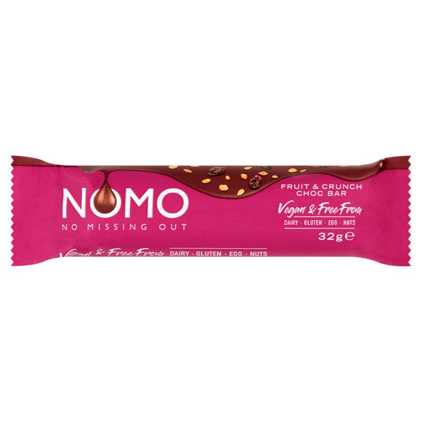 NOMO Fruit &amp;amp; Crunch Choc Bar