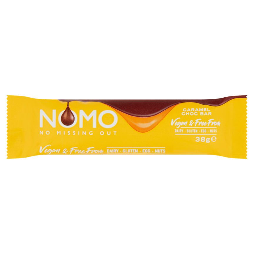 NOMO Vegan &amp;amp; Caramel Choc Bar