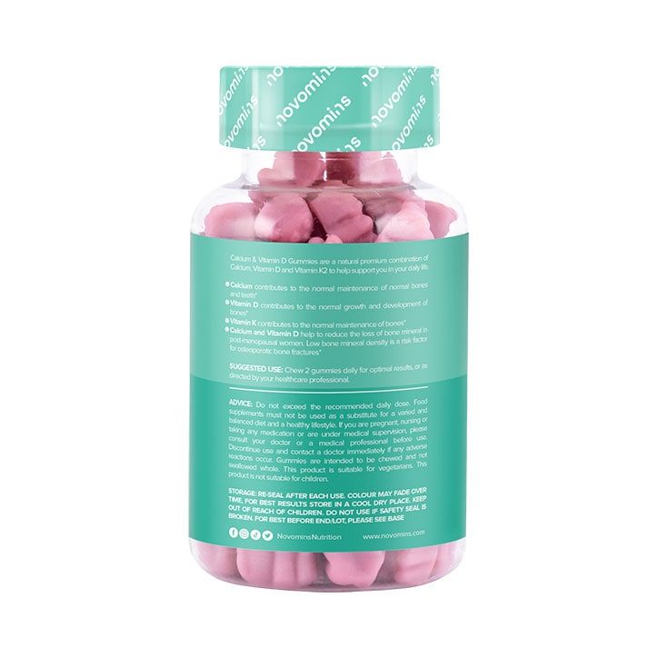Novomins Calcium &amp;amp; Vitamin D 60 Gummies