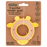 Nuby Natural Wood &amp;amp; Silicone Teether 3+ Months