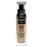 NYX Professional Makeup, Can't Stop Won't Stop Full Coverage Foundation Alabaster