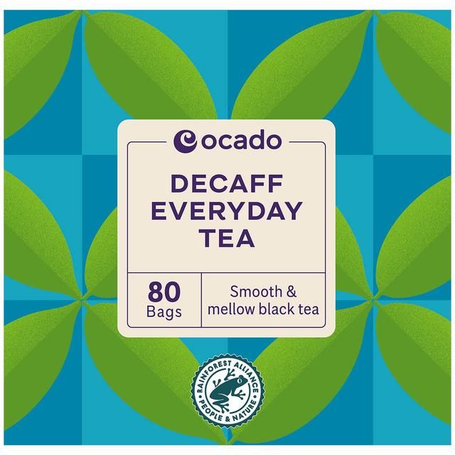 Ocado Everyday Decaff Black Tea Bags   80 per pack