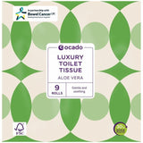 Ocado Luxury Aloe Vera Toilet Tissue   9 per pack
