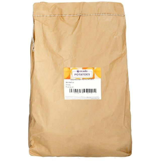 Ocado Washed White Potatoes Sack   5kg