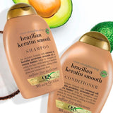 OGX Ever Straightening+ Brazilian Keratin Smooth pH Balanced Conditioner   385ml