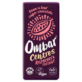 Ombar Centres Raspberry &amp;amp; Coconut Organic Vegan Fair Trade Chocolate   70g