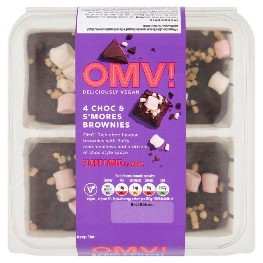 OMV! Deliciously Vegan 4 Choc &amp;amp; S'mores Brownies