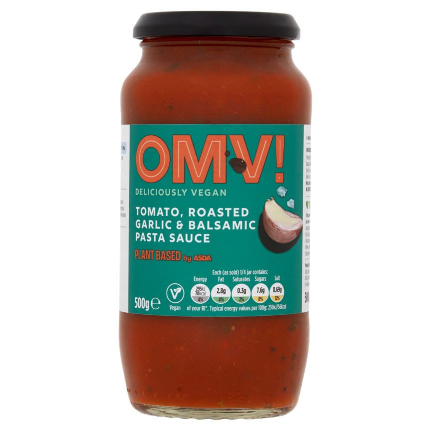 OMV! Deliciously Vegan Tomato, Roasted Garlic &amp;amp; Balsamic Pasta Sauce