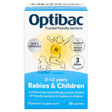 Optibac Babies &amp;amp; Children Digestive Supplement 0-12 Years Sachets 30x1.5g