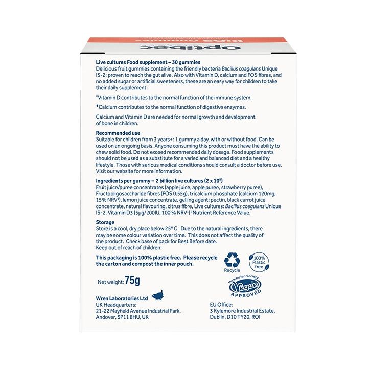 Optibac Kids Gummies 30 Gummies