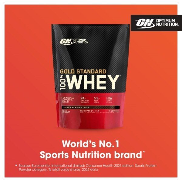 Optimum Nutrition Double Rich Chocolate Whey Protein Powder