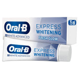 Dentifrice blanchissant Oral-B 3D White Advanced Express Fresh Glow 75 ml