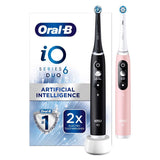 Oral-B iO6 Electric Toothbrush - Black Lava &amp;amp; Pink Sand Duo Pack