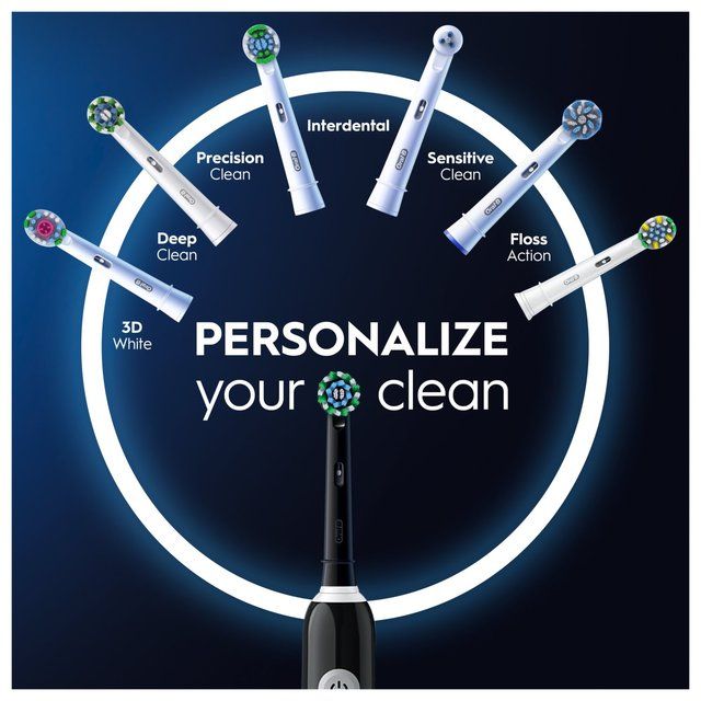 Oral-B Pro 1 Cross Action  Black (+Travel Case)