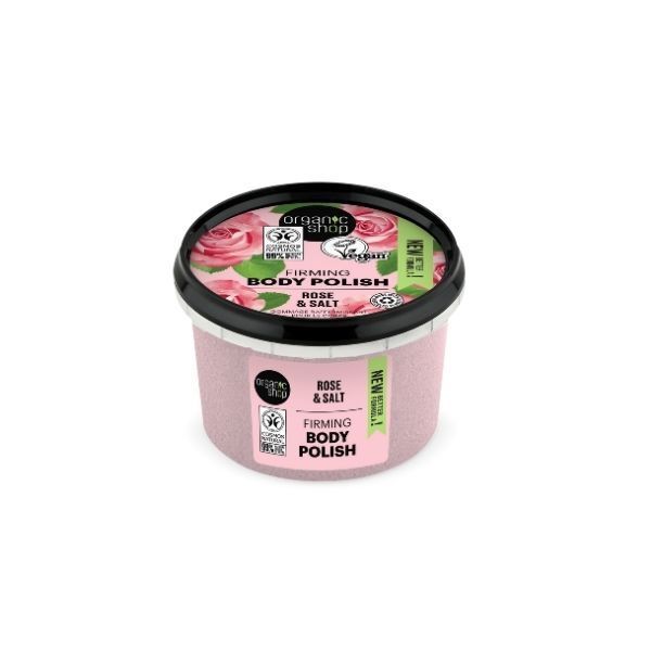 Organic Shop Firming Body Polish Rose &amp;amp; Salt 250ml
