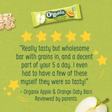Organix Apple &amp;amp; Orange Organic Soft Oaty Bars Toddler Snack Multipack   6 x 23g