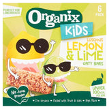 Organix KIDS Luscious Lemon &amp;amp; Lime Organic Oat Snack Bars Multipack   6 x 23g