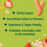 Organix Strawberry Weaning Wands Organic Baby 6 months+ snack   25g