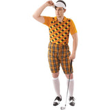 Orion Costumes Male Golfer Costume (Orange &amp;amp; Black) X-Large