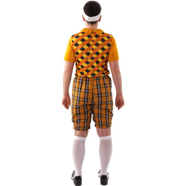 Orion Costumes Male Golfer Costume (Orange &amp;amp; Black) X-Large