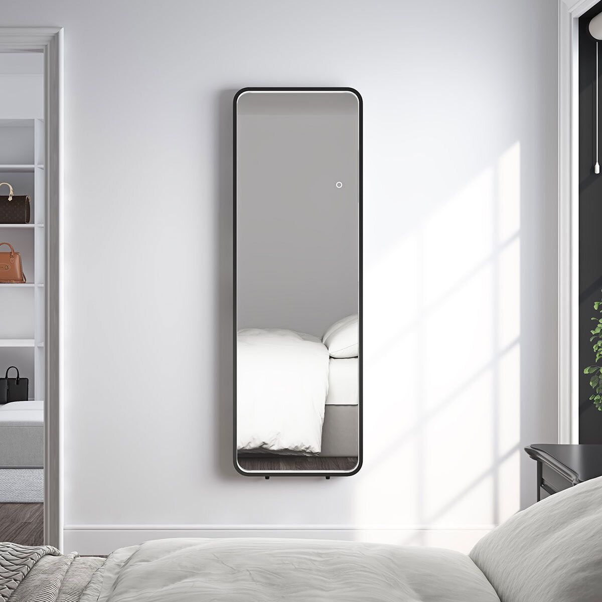 OVE Lyon LED Leaner Mirror, 51 x 152 cm