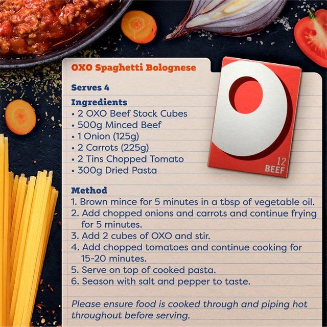 Oxo 12 Beef Stock Cubes   71g