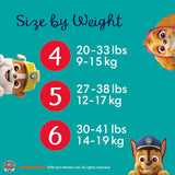 Pampers Paw Patrol Baby Dry Nappy Pants Size 6, 138 Pack