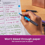 Paper Mate Flair 0.7mm Metallic Felt Tip Pens   6 per pack