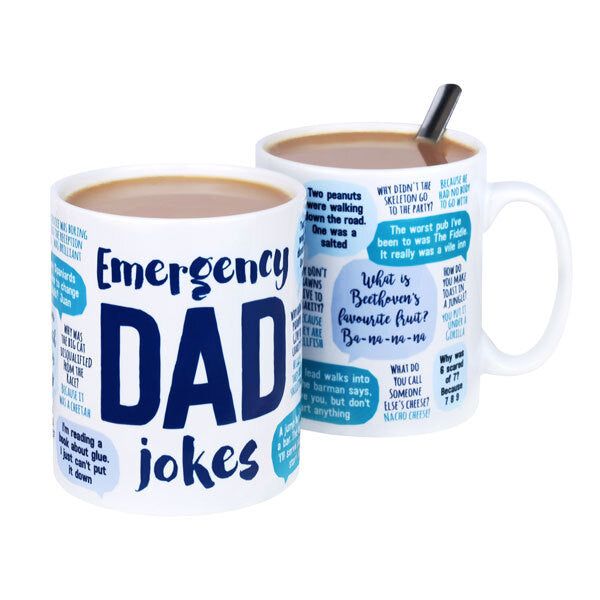 Paper Plane Emergency Dad Jokes Ceramic Mug