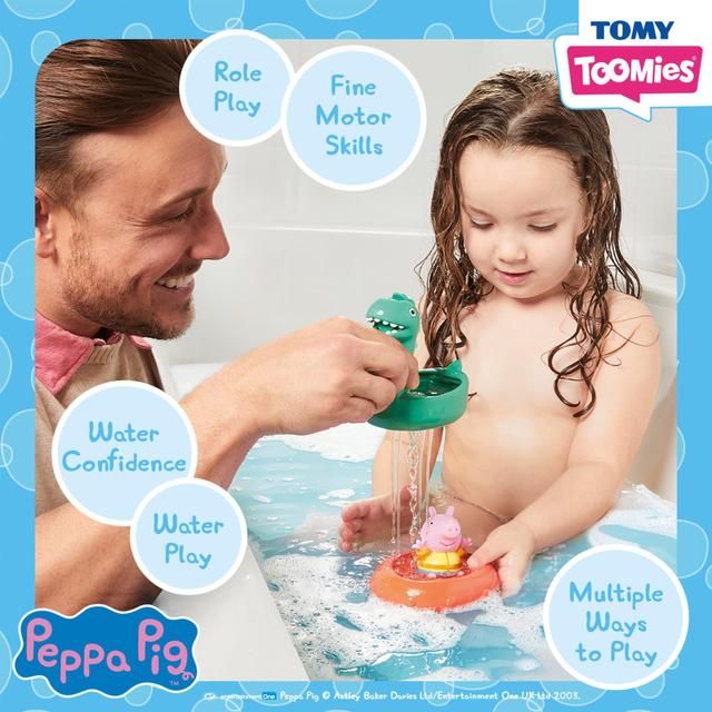 Peppa Pig Bath Floats George &amp;amp; Dino