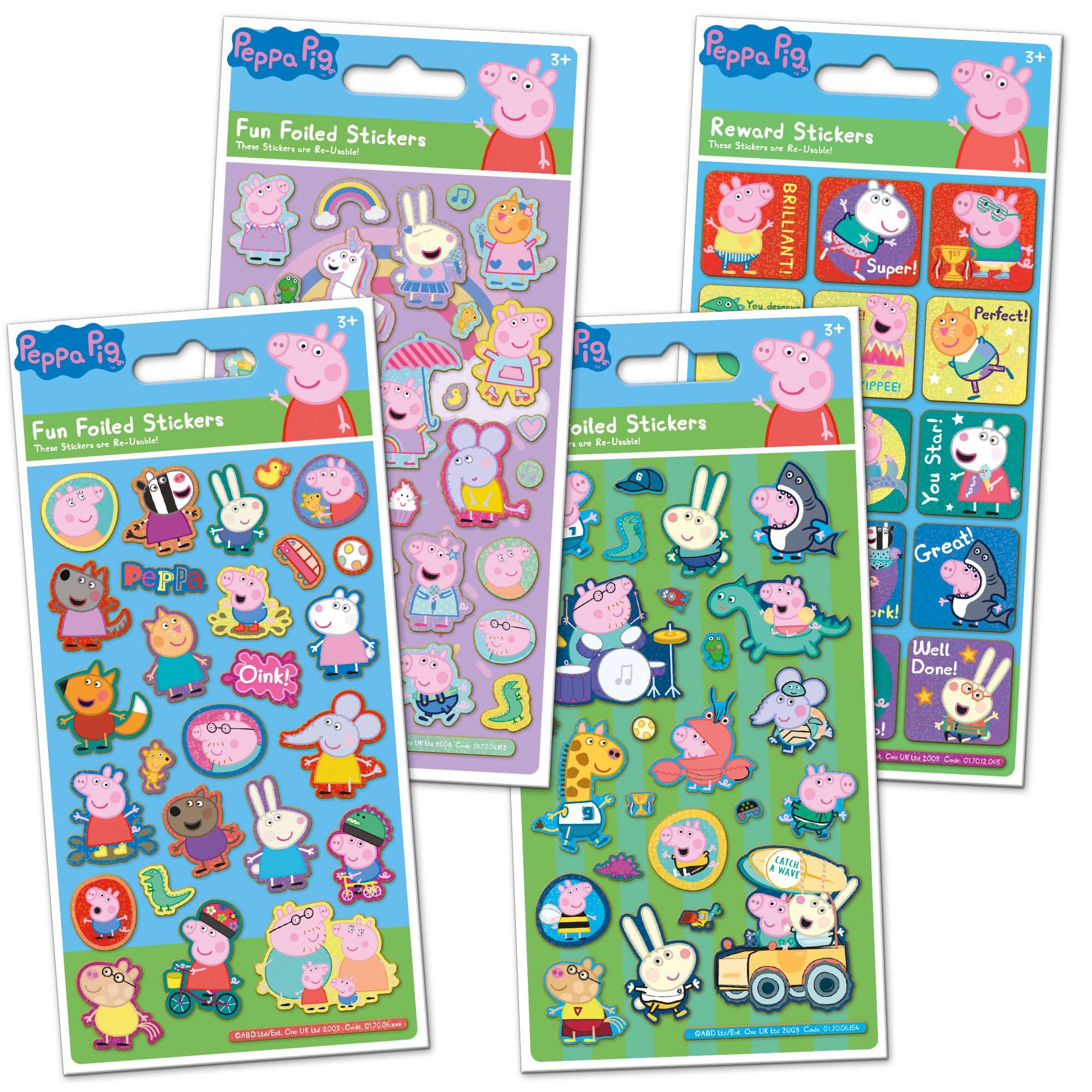 Peppa Pig Reward &amp;amp; Shaped Stickers