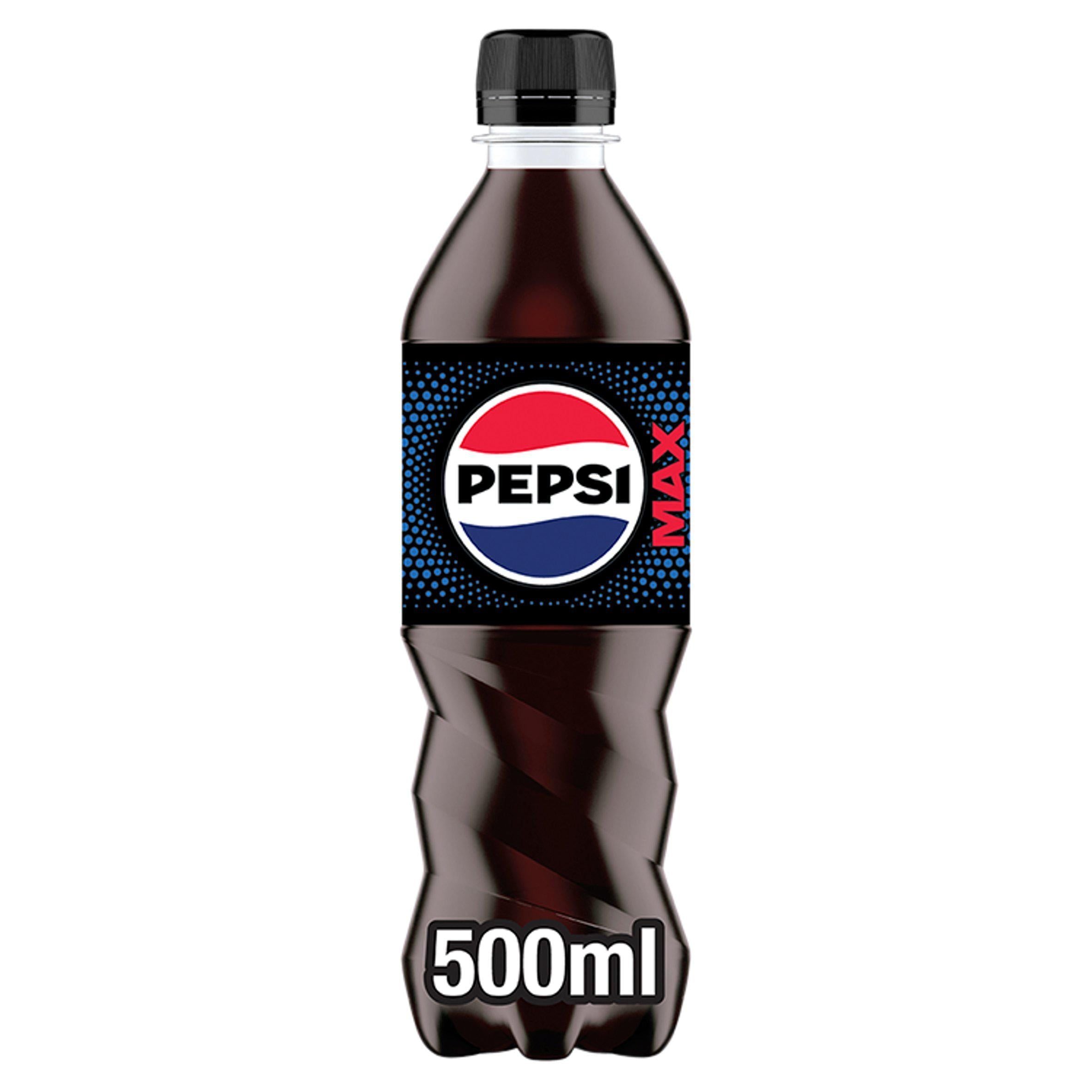 Pepsi Max No Sugar Cola Bottle 500ml