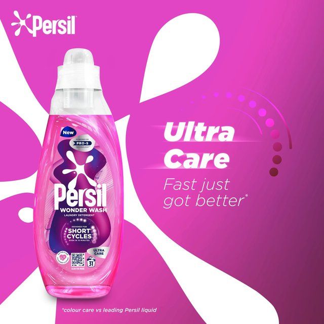 Persil Wonder Wash Ultra Care Laundry Detergent 31 Wash   837ml