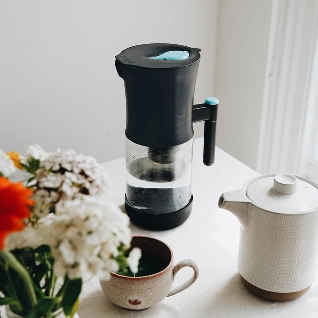 Phox Water V2 - 2.2L Glass Water Filter Jug &amp;amp; 3 Month Clean Filter Pack