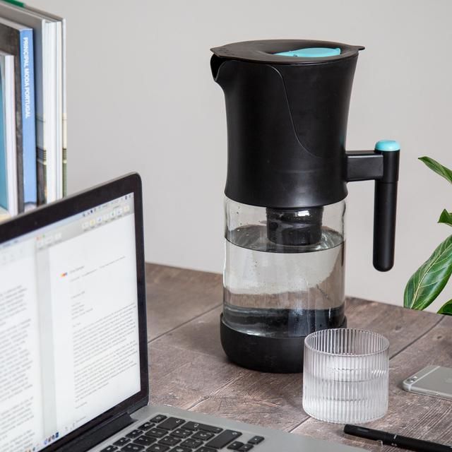 Phox Water V2 - 2.2L Glass Water Filter Jug &amp;amp; 3 Month Clean Filter Pack