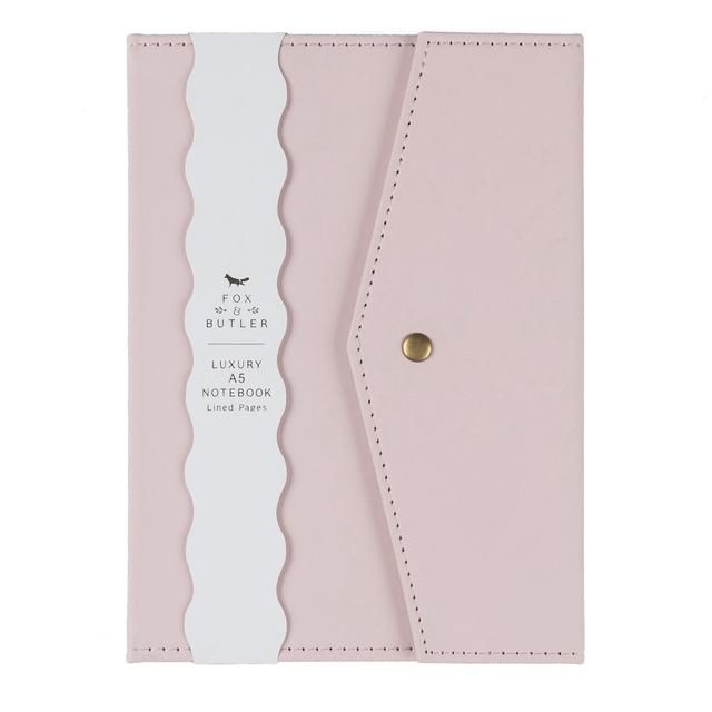 Pigment F&amp;amp;B Journal A5 Pink Faux Leather Notebook