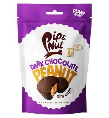 Pip &amp;amp; Nut Mini Dark Chocolate Peanut Butter Cups Share Bag - 88G