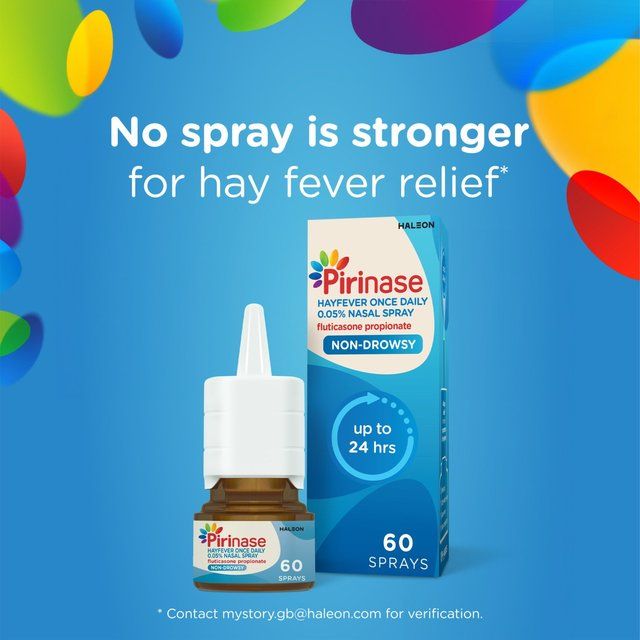 Pirinase Hayfever Nasal Spray 24 Hour Congestion Relief   60ml